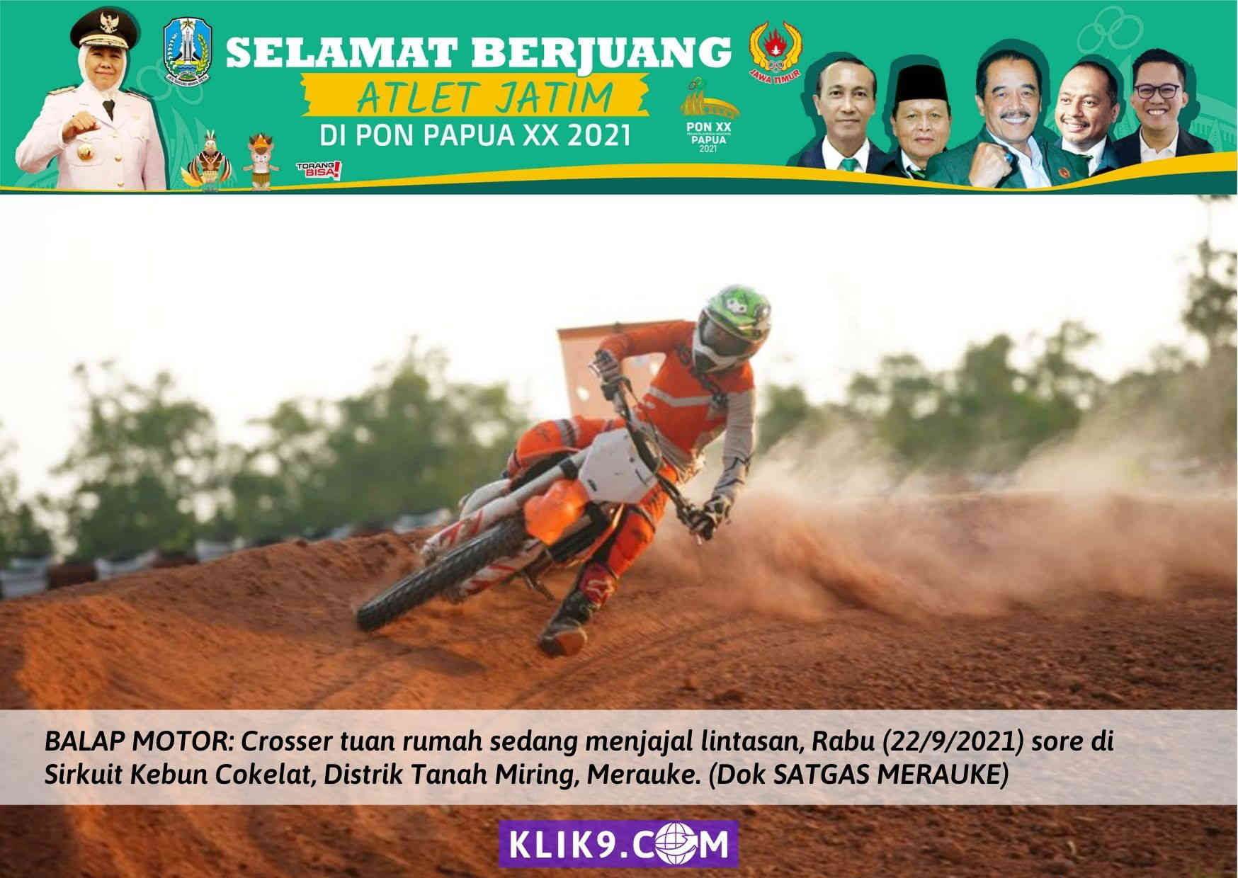 Sirkuit Kebun Cokelat Merauke Siap Dipakai Ajang Road Race dan Motocross PON XX Papua