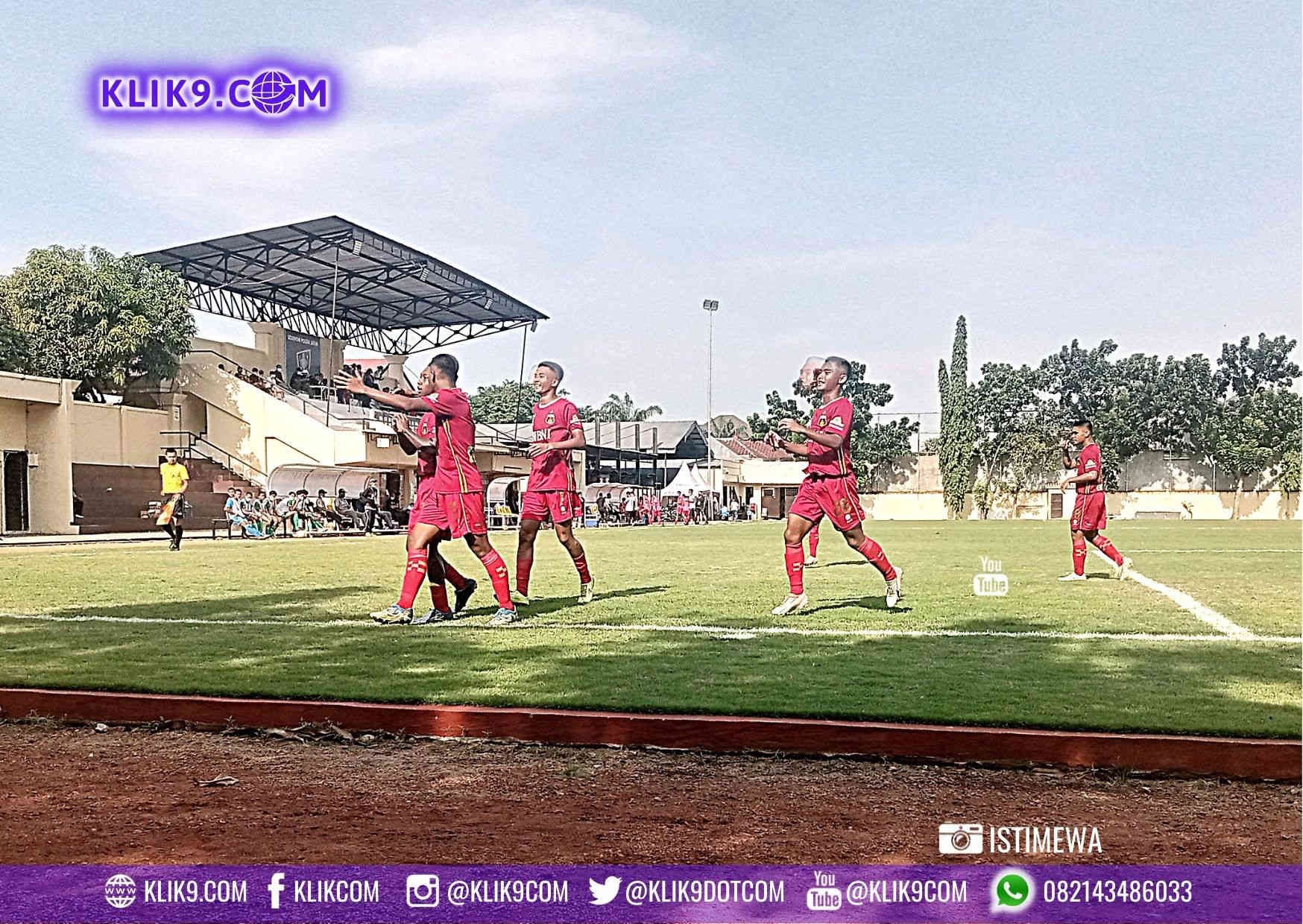 Albi Fauzi Bawa Sementara Bhayangkara FC U-17 Unggul atas Persekap