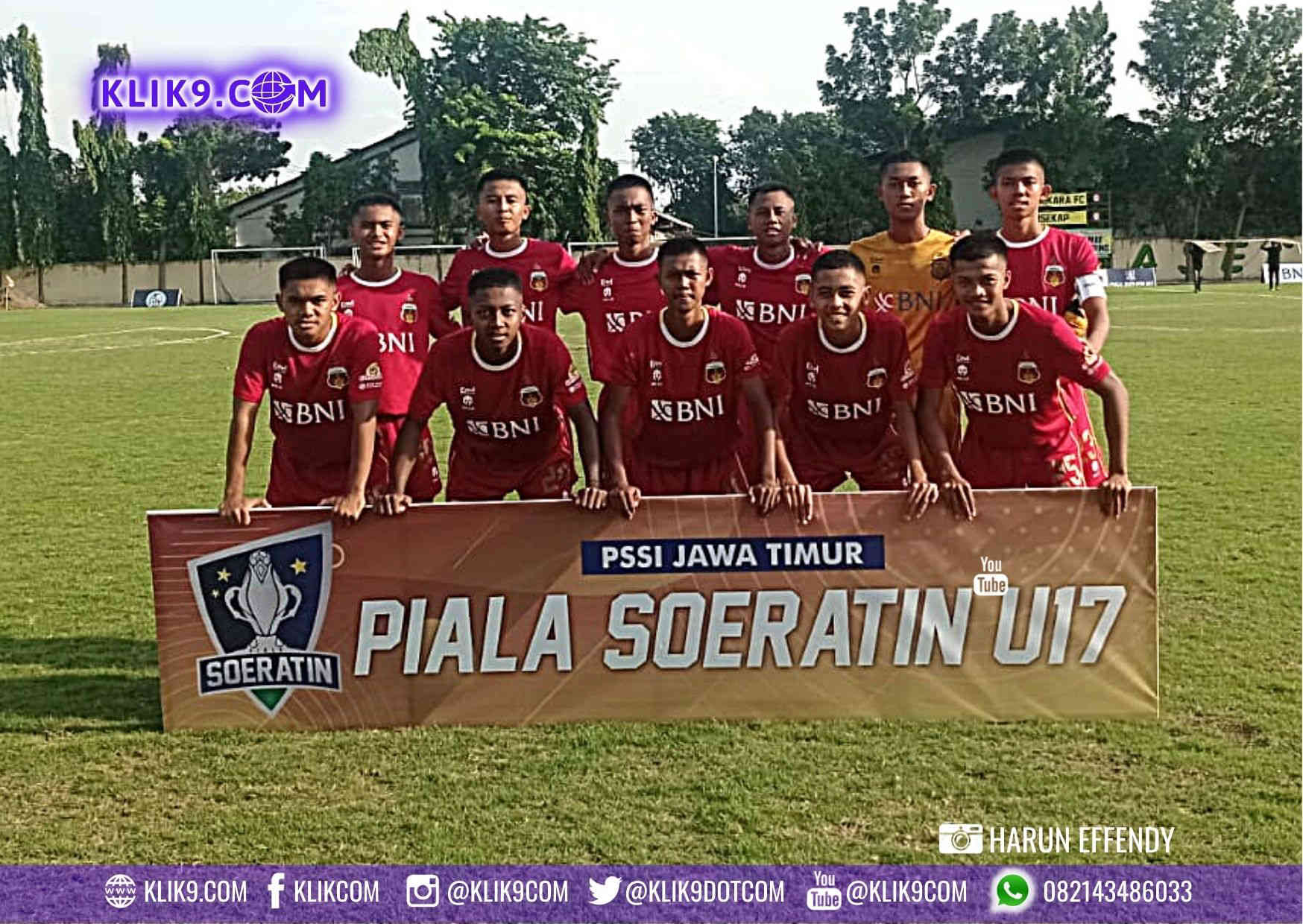 Bhayangkara FC Lolos Semifinal Piala Soeratin U-17 2021 Jawa Timur usai Singkirkan 2-0 Persekap