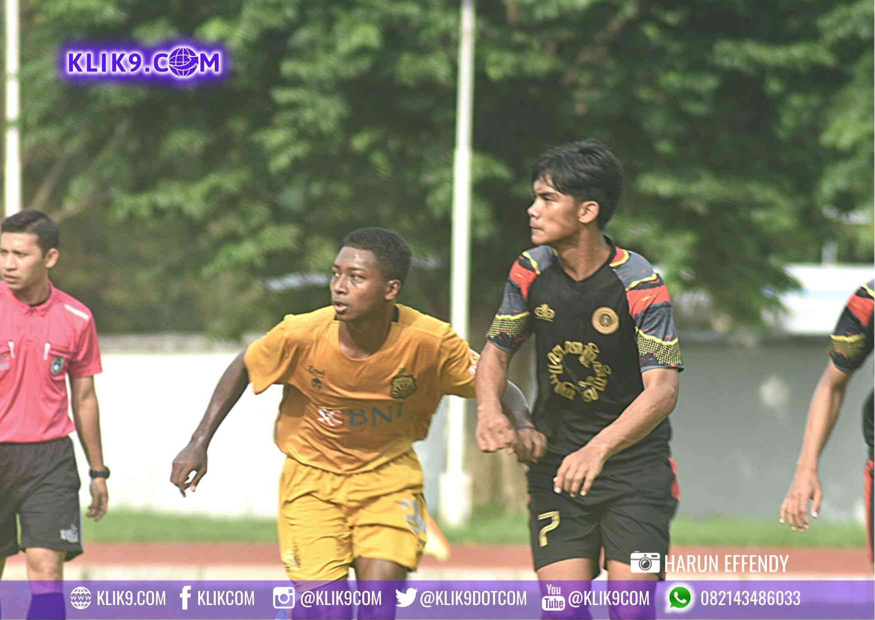Bhayangkara FC U-17 Leading 2-0 Atas Persedikab Kediri U-17 Di Babak Pertama Final