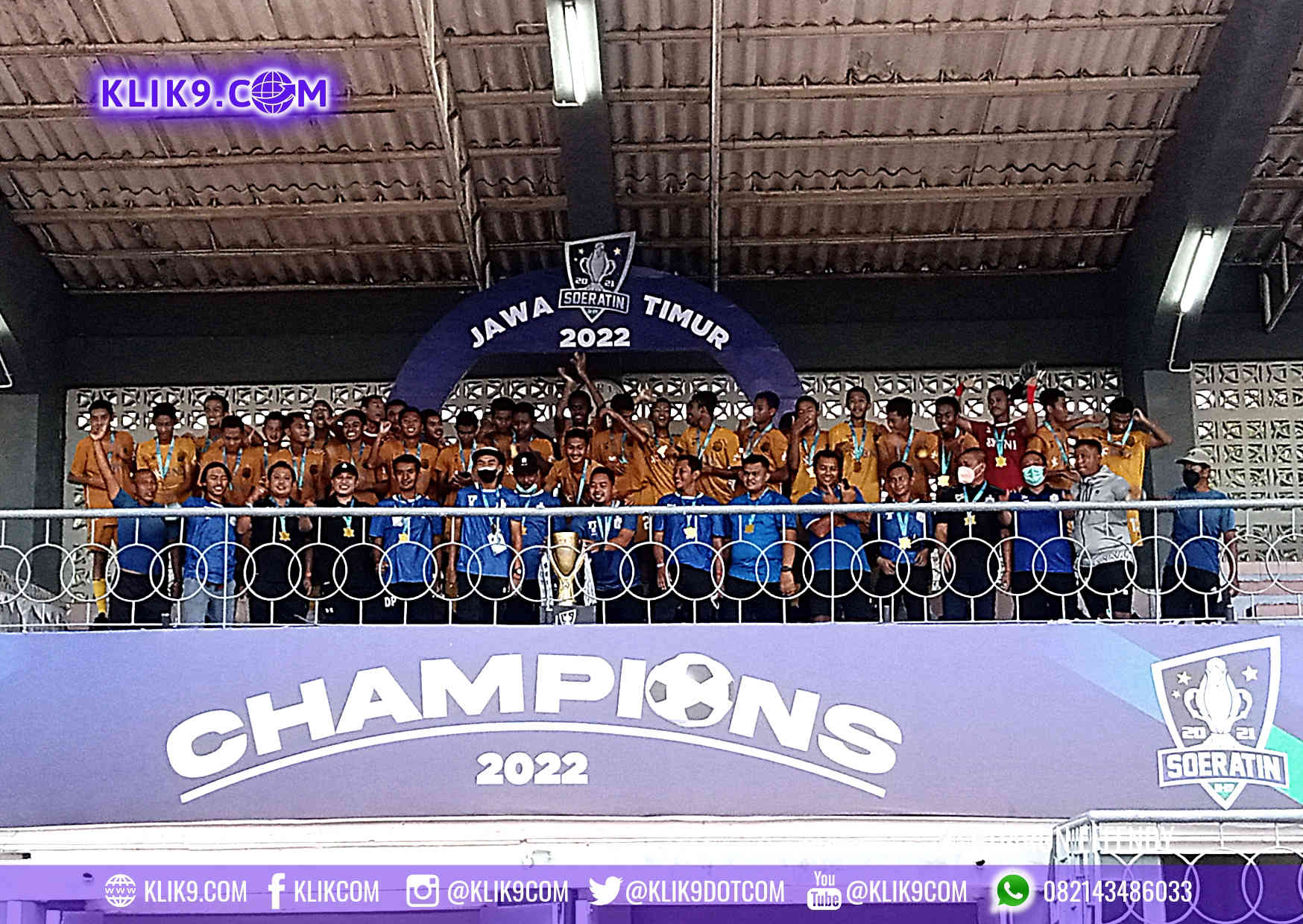 Bhayangkara FC Juara Piala Soeratin U-17 2021 Jawa Timur usai Libas Persedikab Kediri