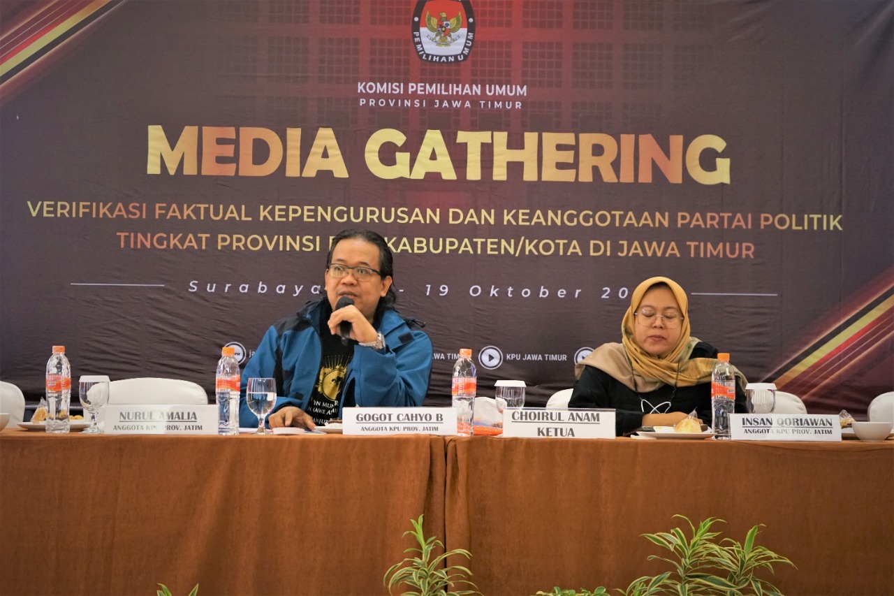 Media Gathering, KPU Jatim Jalin Sinergisitas dengan Media