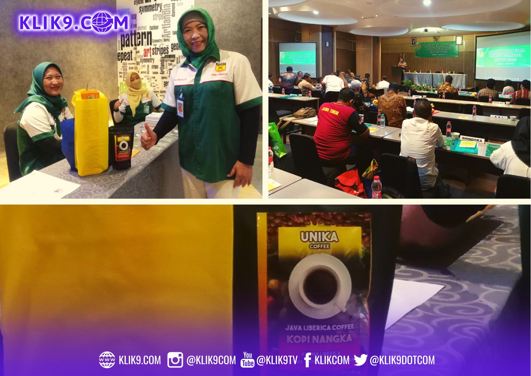 Unika Beri Bingkisan Peserta Muskot FORKI Surabaya
