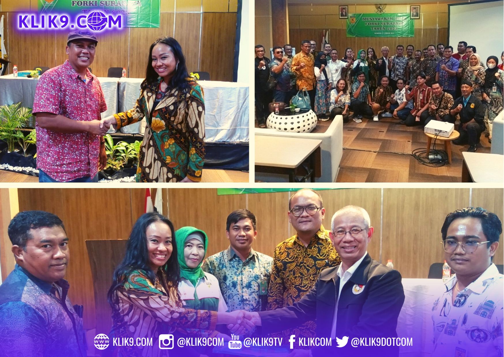 Dramatis! Ozzie Nieuwenhuyzen Kembali Pimpin FORKI Kota Surabaya periode 2023-2027