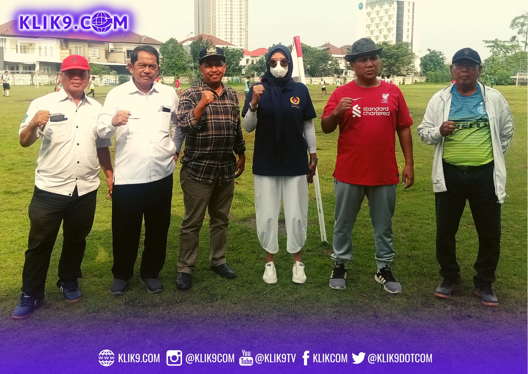 Di Lapangan Sepak Bola, Hoslih Abdullah Soroti Prestasi Porprov Karate Surabaya