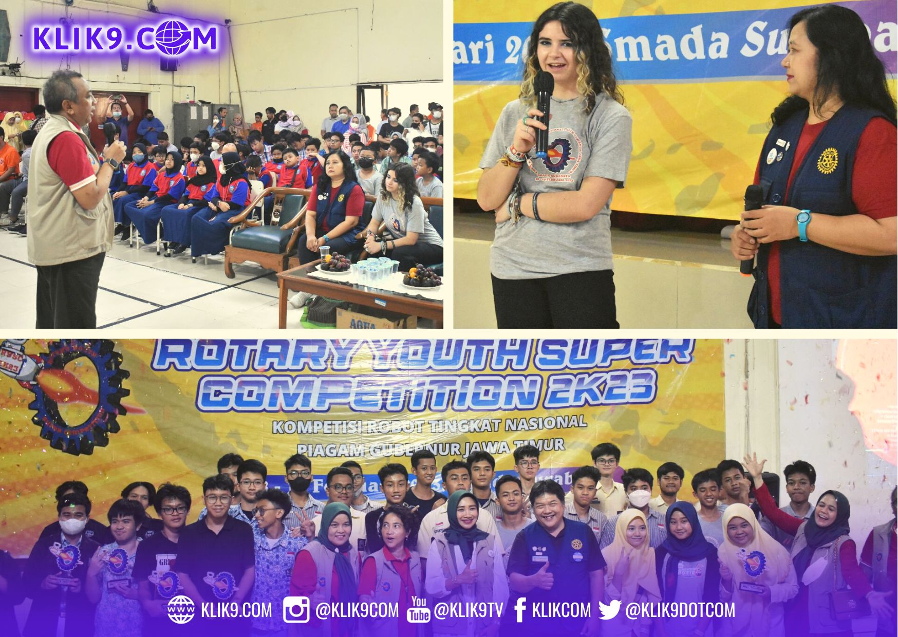 Ines Bihan Sapa Jawara Robotik Nasional Rotary Youth Super Competition 2k23