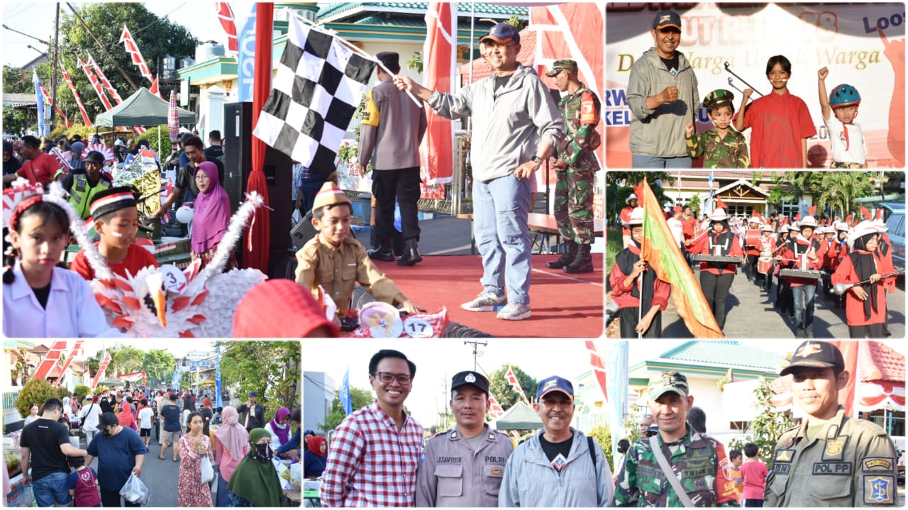 Warga Bendul Merisi Gelar Karnaval dan Bazar UMKM HUT RI ke-78