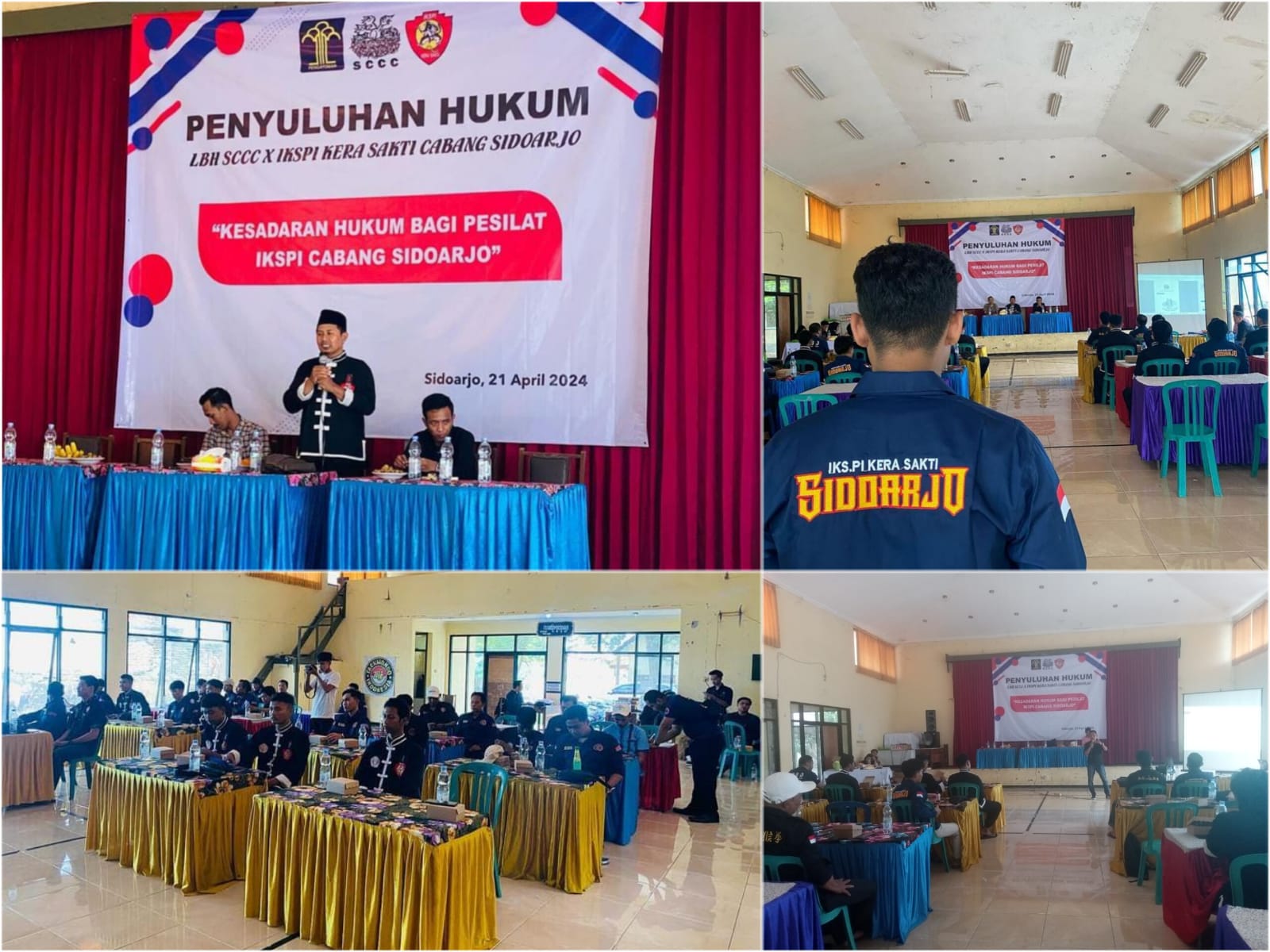 IKSPI Kera Sakti Gandeng LBH SCCC Pelopori Melek Hukum Pesilat Sidoarjo