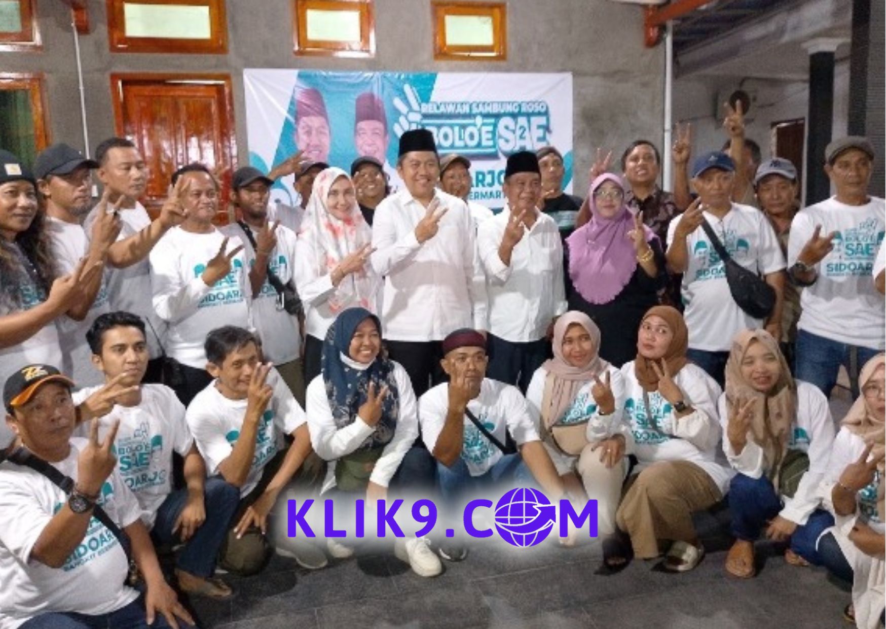 Posko Pemenangan SAE Resmi Dibuka di Desa Suruh Sidoarjo